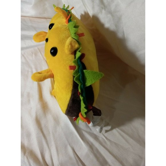 NWOT Exploding Kittens Taco Cat Plushie 8x4" 2018 Soft Stuffed Animal Cute - Picture 4 of 4
